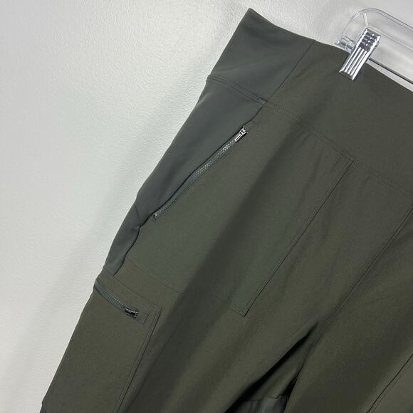 NEW Athleta Headlands Hybrid Cargo II Tight Leggings Army Green Plus Size 26 - Picture 3 of 11